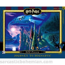 New York Puzzle Company Harry Potter Journey to Hogwarts 500 Piece Jigsaw Puzzle B06XH3K5VX